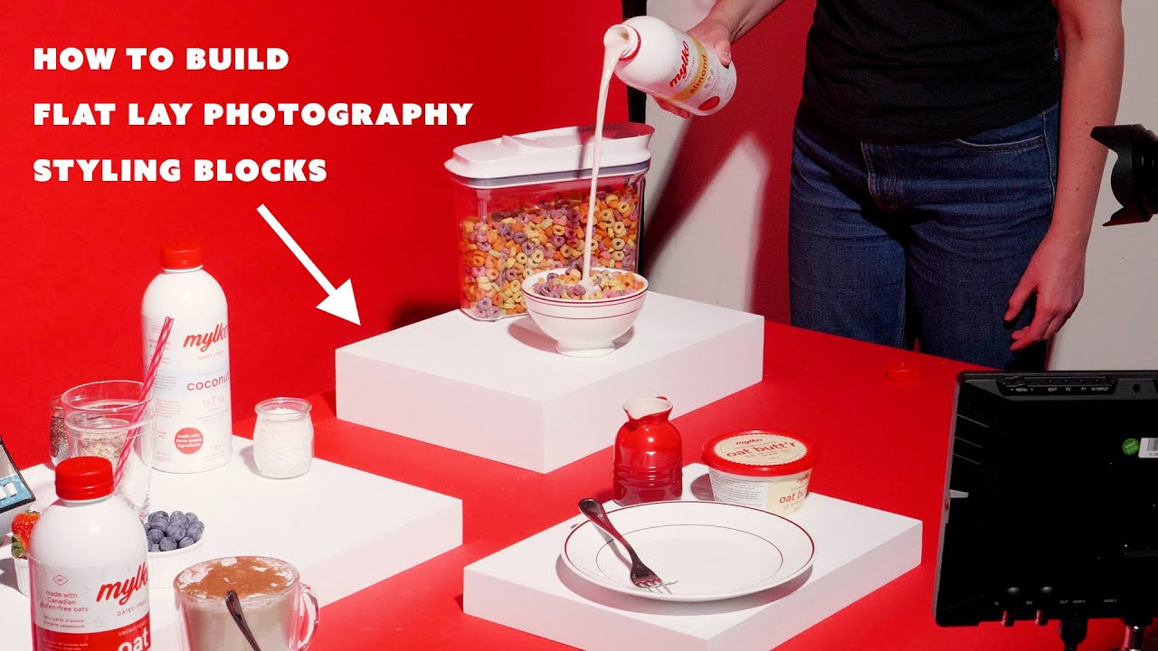 How to Build Flat Lay Photography Styling Blocks!