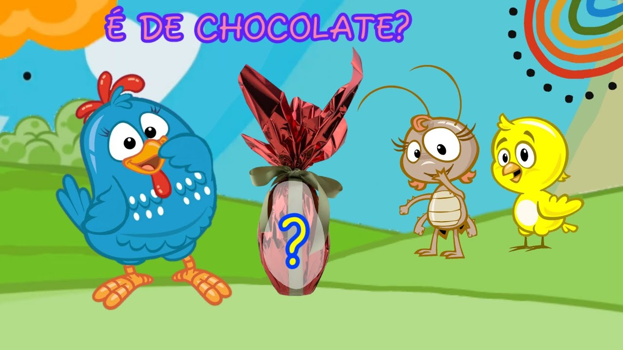 Galinha Pintadinha trola seus amigos na páscoa | Quem vai encontrar o ovo de chocolate de verdade?