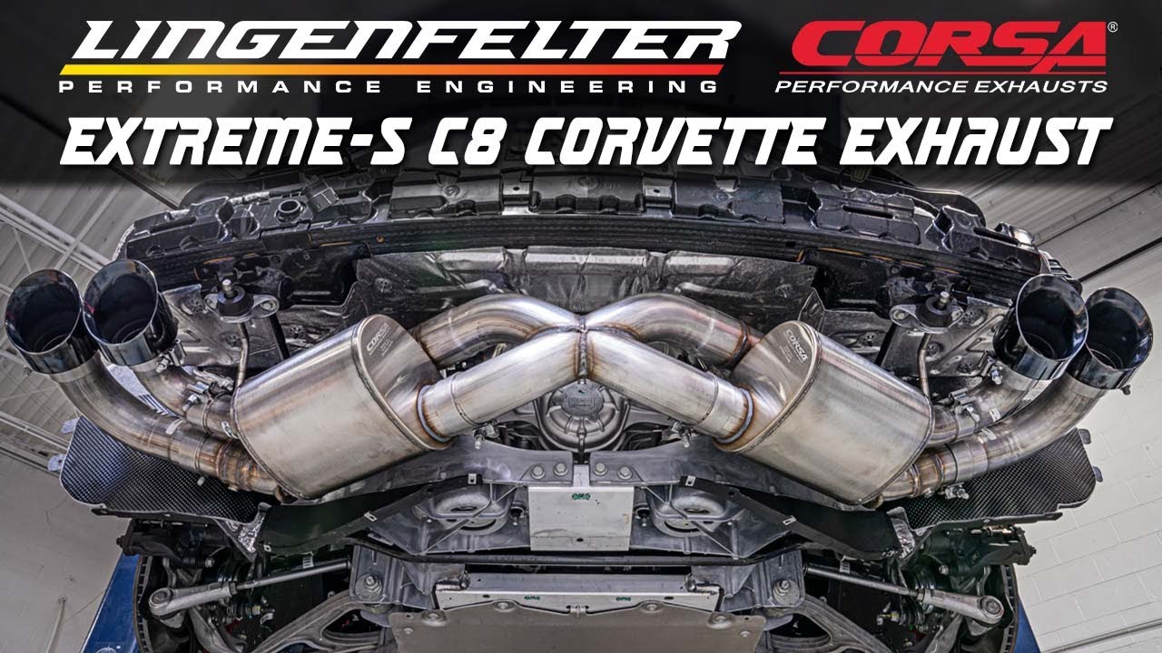 Lingenfelter Corsa Xtreme-S C8 Corvette Exhaust | Stock Exhaust Comparison