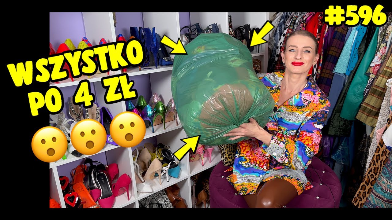 OTWIERAM WIELKI WÓR Z RZECZAMI Z SECOND HANDU 🤩 WSZYSTKO PO 4 ZŁ 🤩 UDANE ZAKUPY Z LUMPEKSU #596