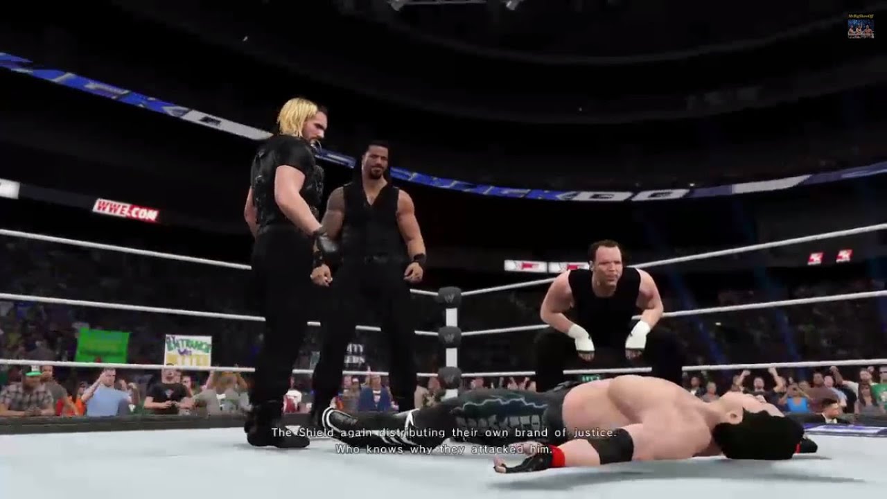 WWE 2K15 Career Mode Cutscenes: (The Shield, Brock Lesnar, Daniel Bryan, Heel Cena, Wyatt Family)