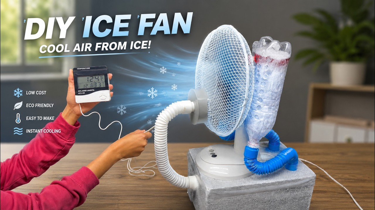 DIY Air Cooler/Summer Cooling Hack/Low Cost Air Cooler/Portable Air Cooler/DIY AC at Home/Air Cooler