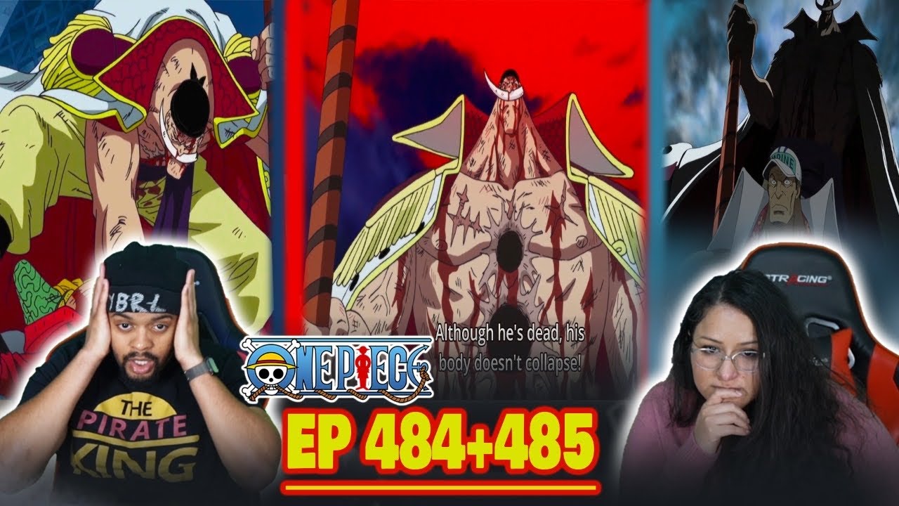 White Beard The End Of An Era 😭..One Piece Reaction Episode 484 485  |  Op Reaction