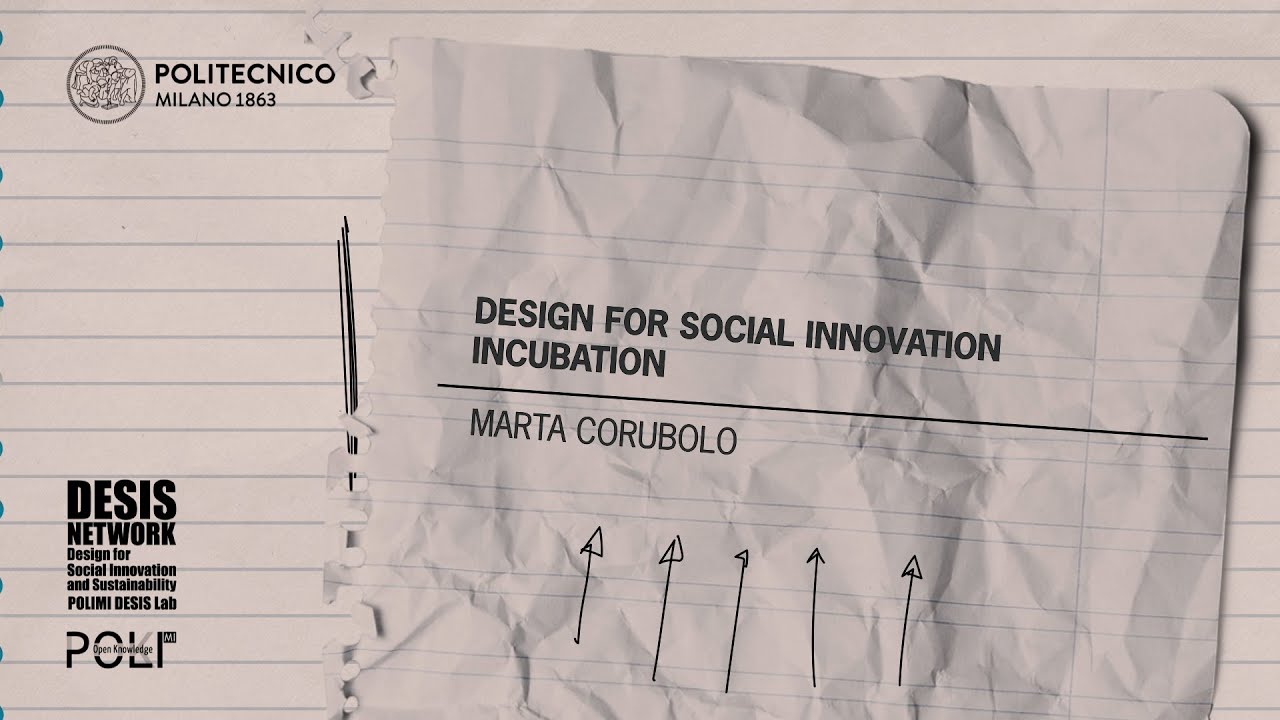 Design for Social Innovation Incubation (Corubolo)