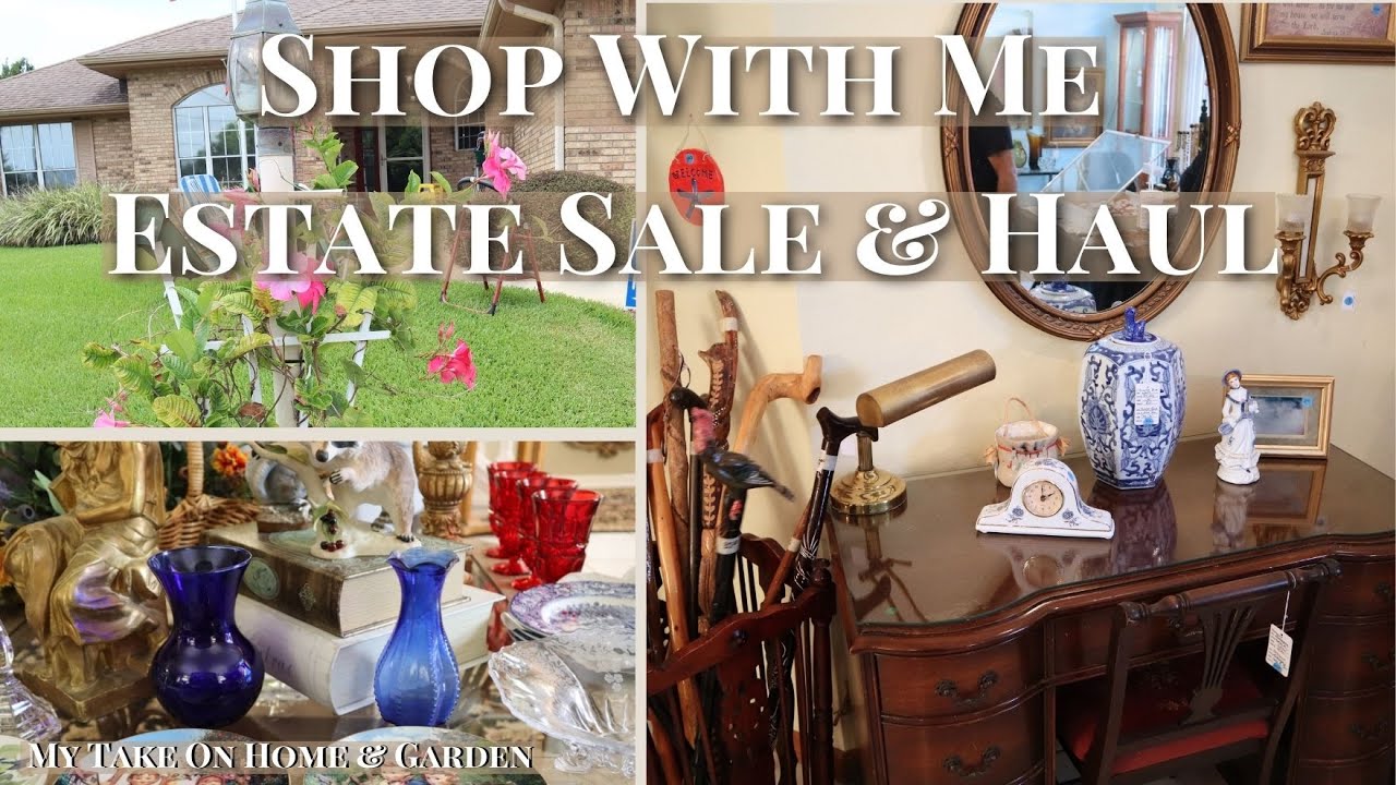 Latest ESTATE SALE SHOP WITH ME & Haul!! Tiffany & Co, Depression Glass, Ironstone and More