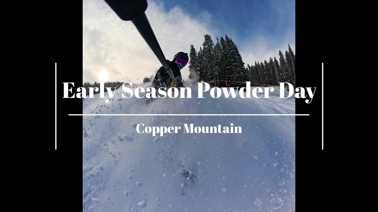 24/25 雪季 | 美國滑雪 | Back to Snow | Copper Mountain | Early season Pow Fun | Gopro 13 + Ultra wide len