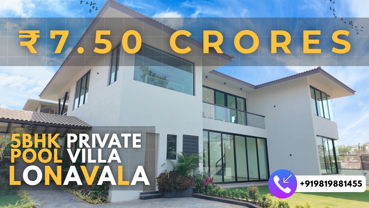Роскошная вилла в Кхандале, Лонавала | 5 спален | Площадь 5000 кв. футов | 7,5 крор рупий