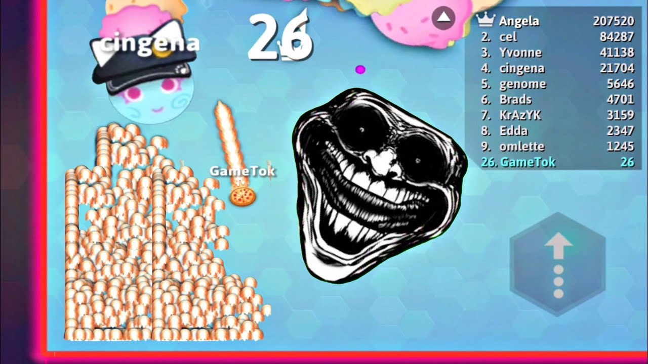 I Find Huge In Snake Io 🐍 Flying Saucer Vs Scoops Epic SnakeIo Gameplay Snake.io snake game