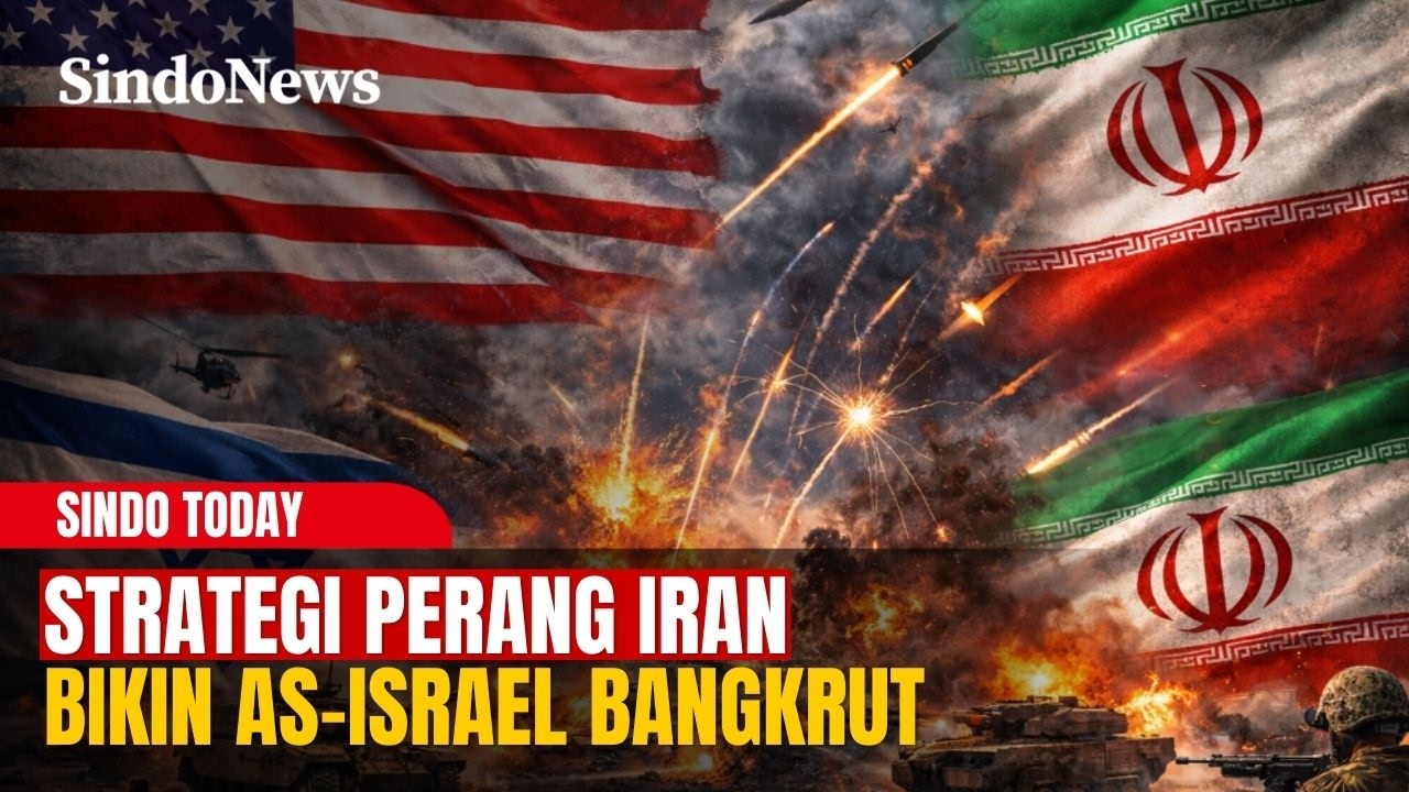 Strategi Perang Iran Bikin AS-Israel Boncos Rp15 Triliun per Hari! | Sindo Today | 12/03