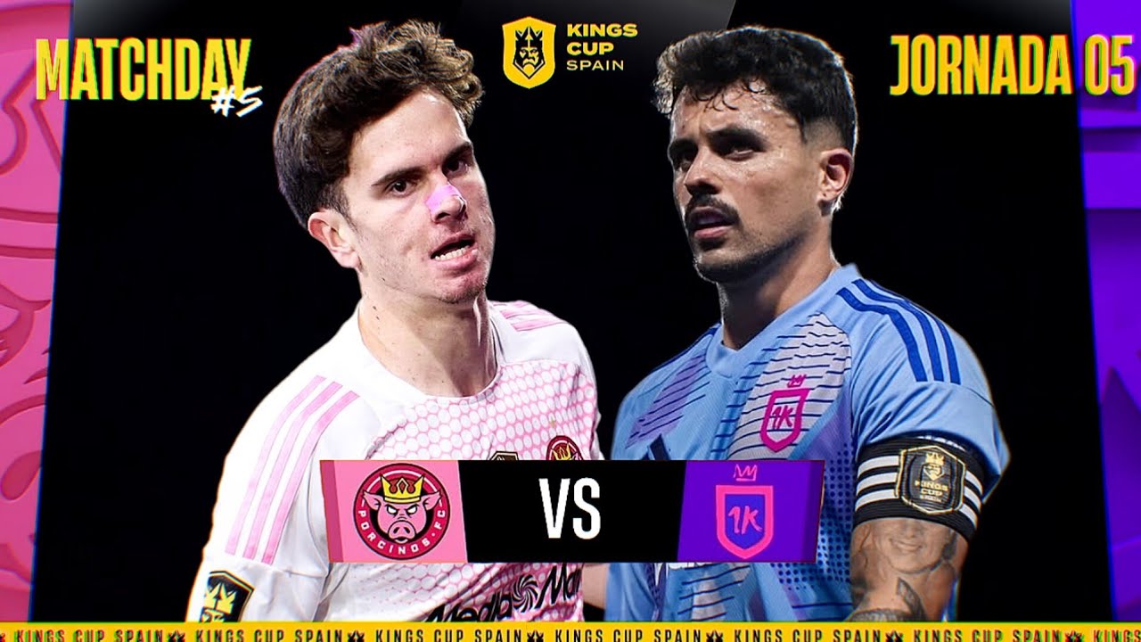Porcinos Ibai Llanos vs 1k Iker Casillas | Resumen Kings Cup España J5 25/26