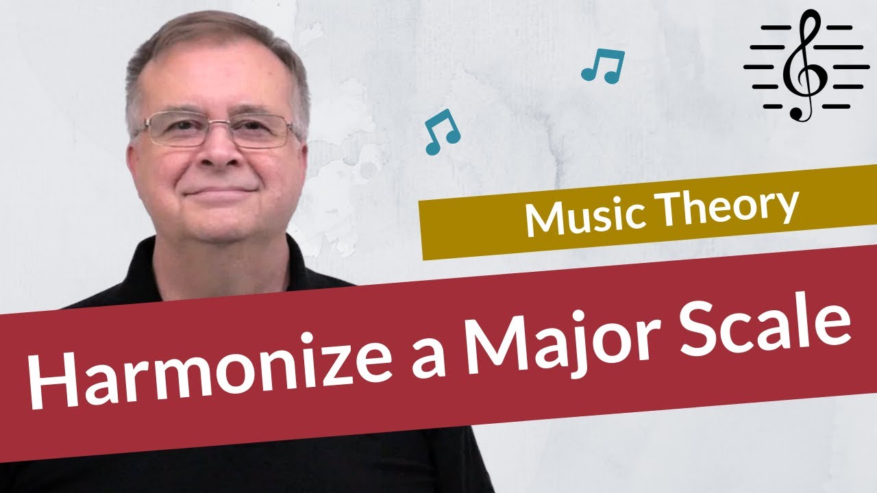 How to Harmonize a Major Scale - Music Theory