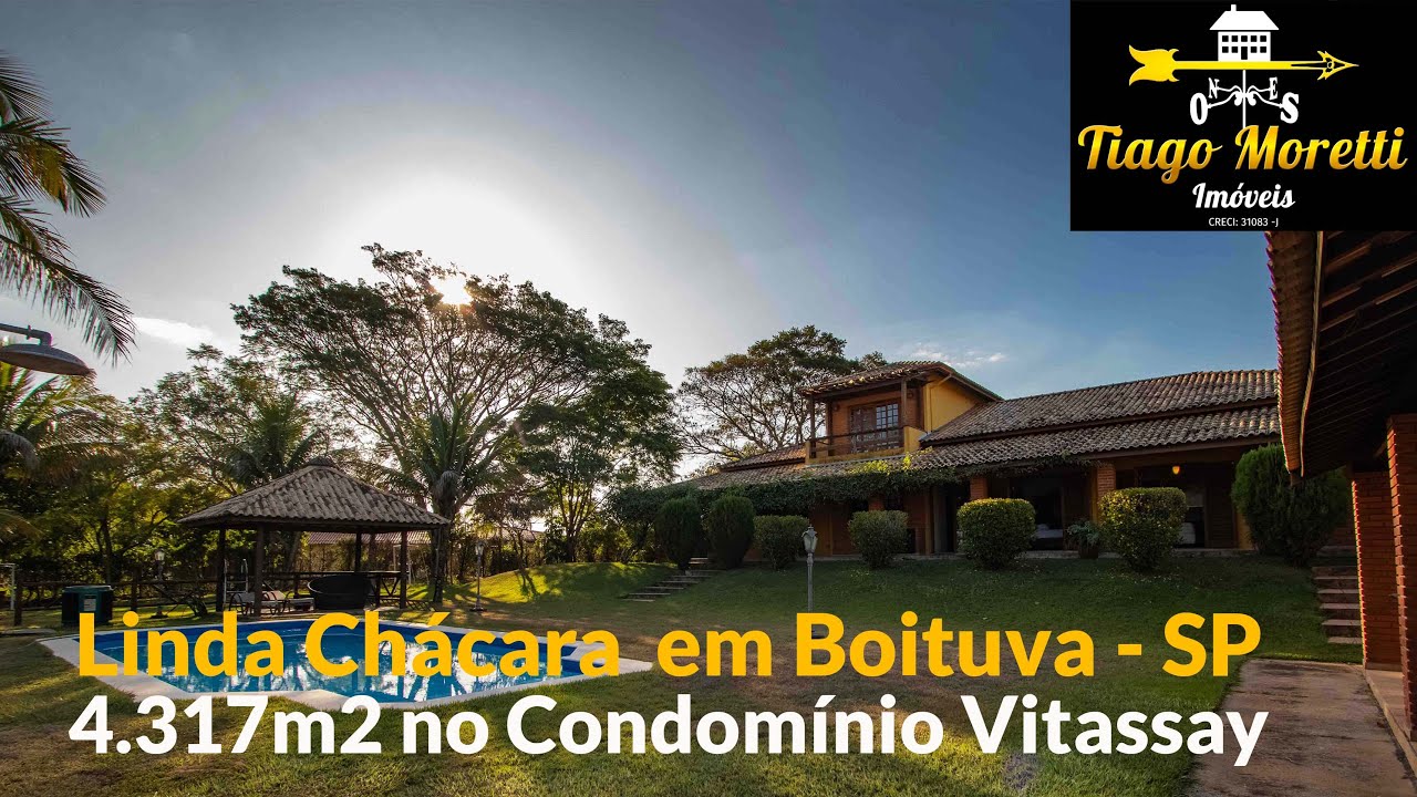 Chácara 4.317 m² no Condomínio Vitassay em Boituva-SP