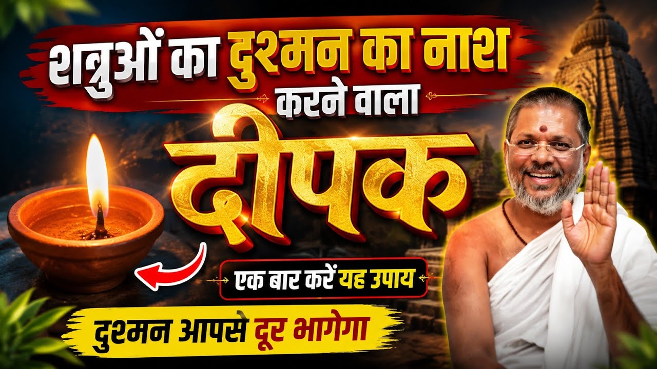 शत्रु नाशक उपाय| Shatru nashak upay|दुश्मन से छुटकारा#upay 100% vasant Vijay ji |thought yoga|