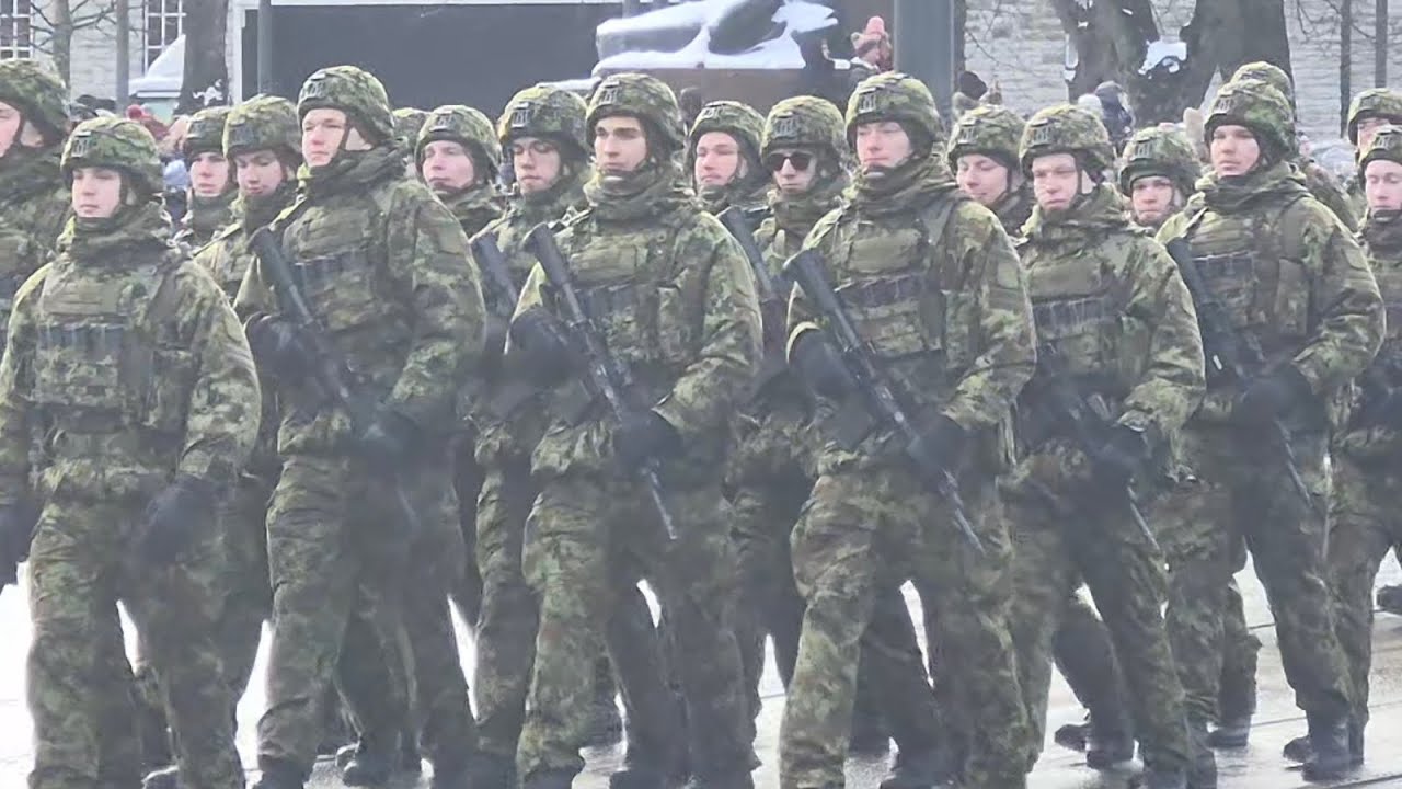 Estonian Independence Day parade🇪🇪