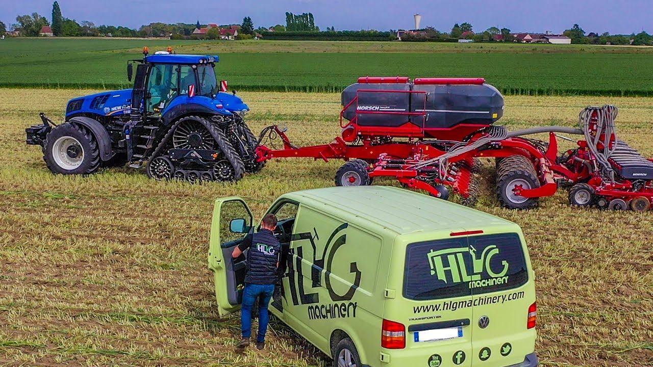 Je sème avec ce TRACTEUR à CHENILLES 🤩