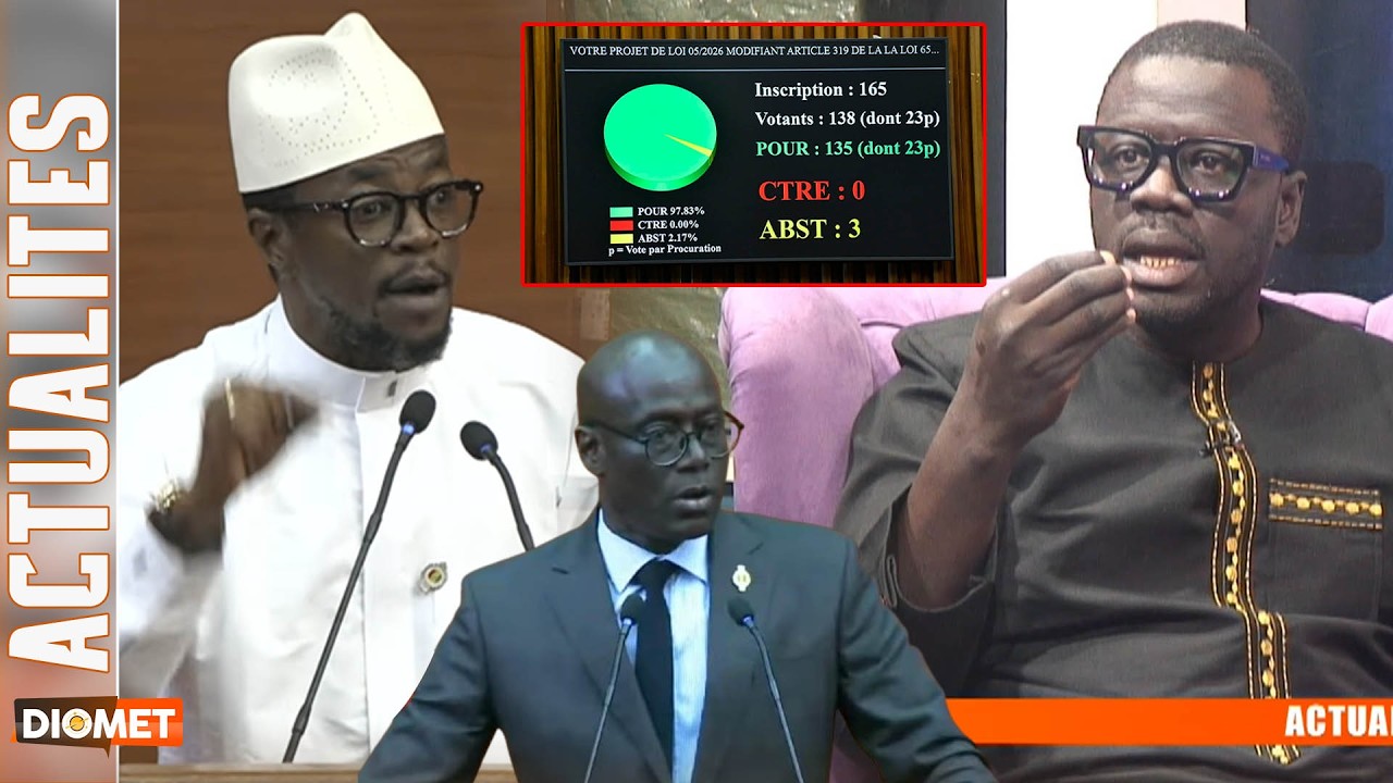 MAN DOUMA VOTE LOI BI NAKH...MODOU DIOUF DETRUIT THIERNO ALASSANE SALL ET ABDOU MBOW...NIOM DANI...