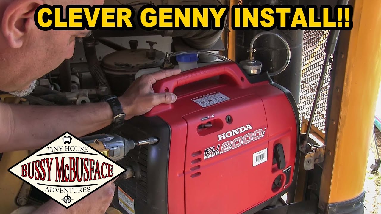 Generator Custom Install in our Skoolie