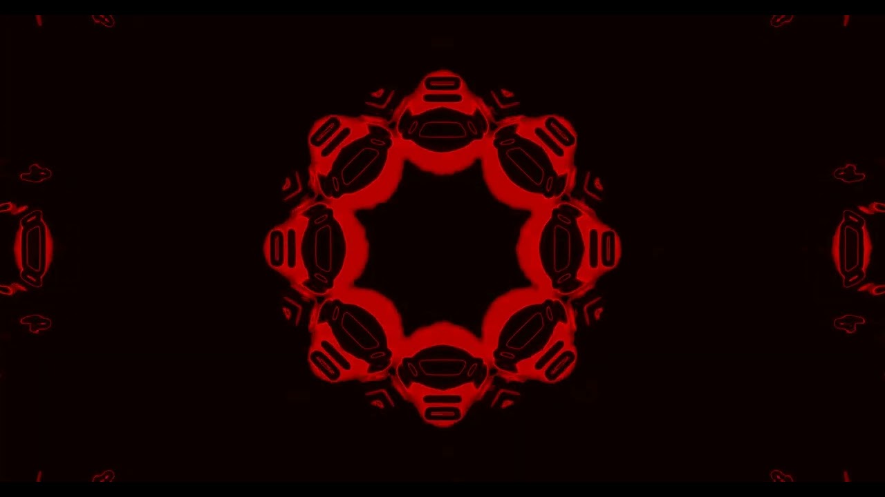 10 hours Red Neon Tunnel Screensaver 4K UHD 60fps Vj Loop