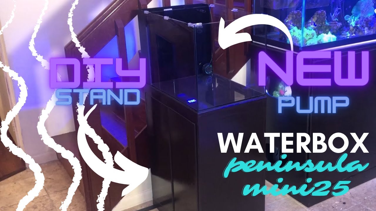 waterbox peninsula mini 25 stand set up #diy #diystand #waterbox #waterboxmini25