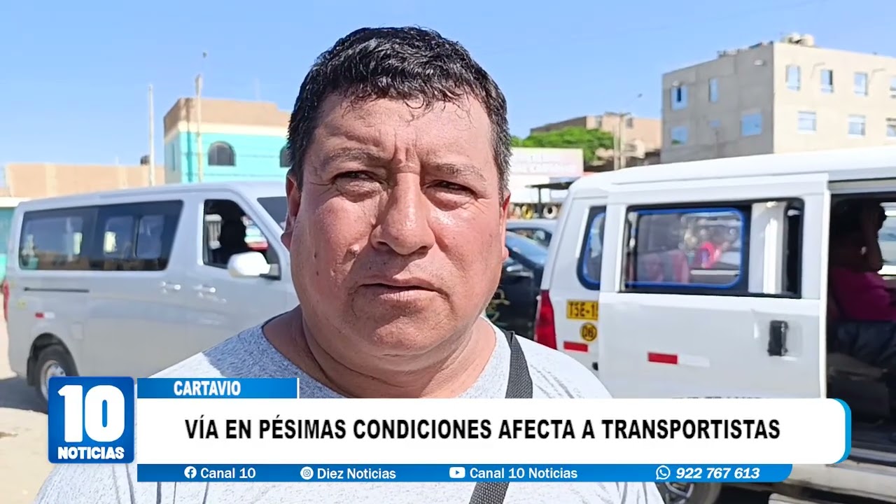 #ascope - VÍA EN PÉSIMAS CONDICIONES AFECTA A TRANSPORTISTAS