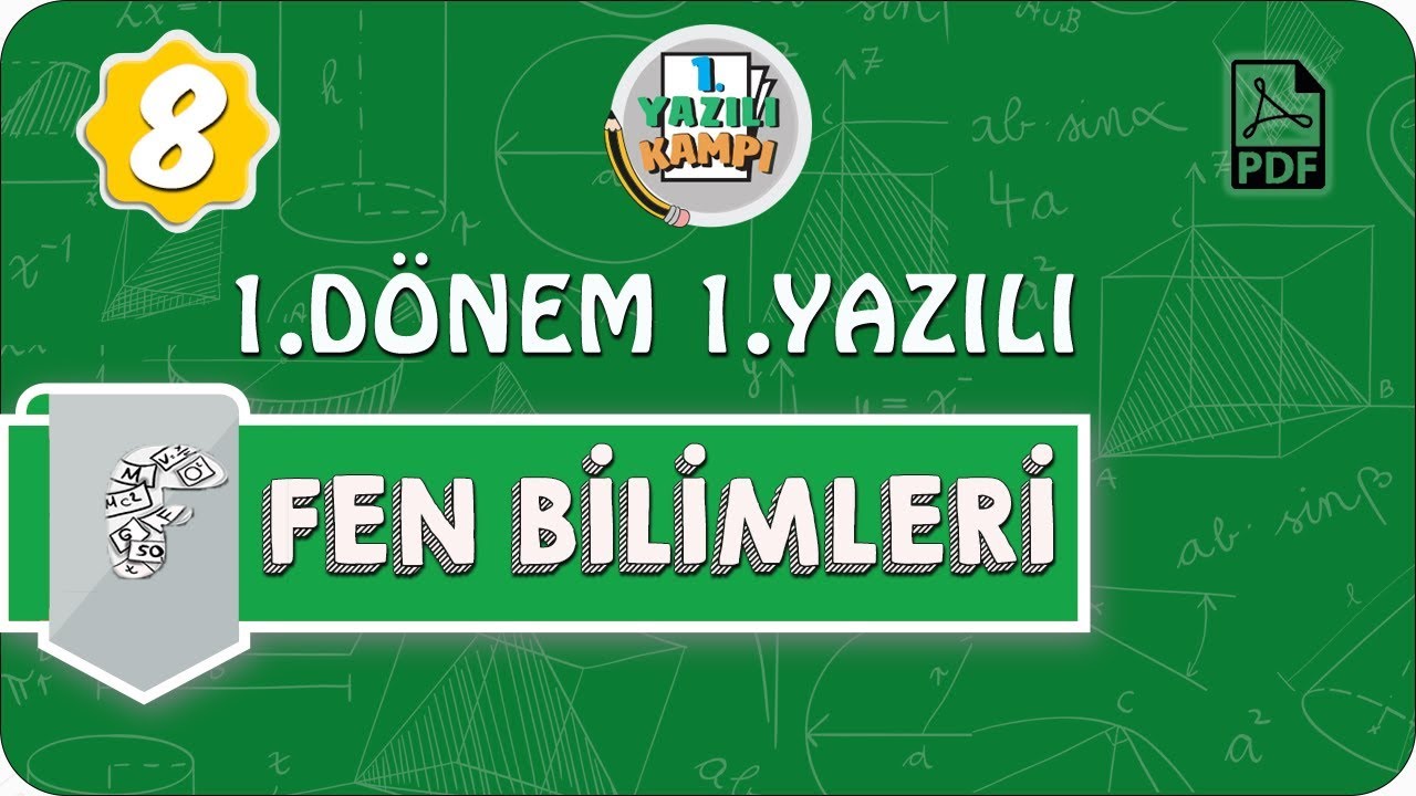 8.Sınıf Fen Bilimleri | 1. Dönem 1. Yazılıya Hazırlık