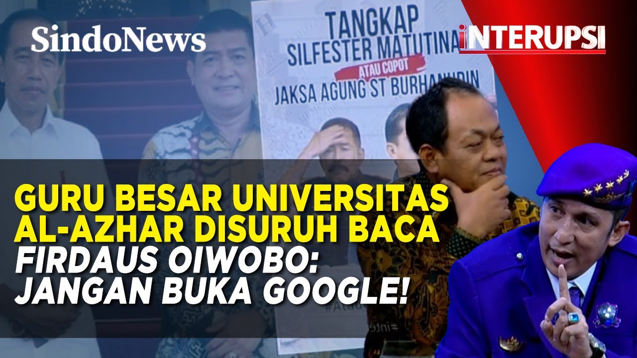 Disuruh “Baca Lagi”, Guru Besar UAI Kena Semprot Firdaus Oiwobo | Interupsi | 09/01