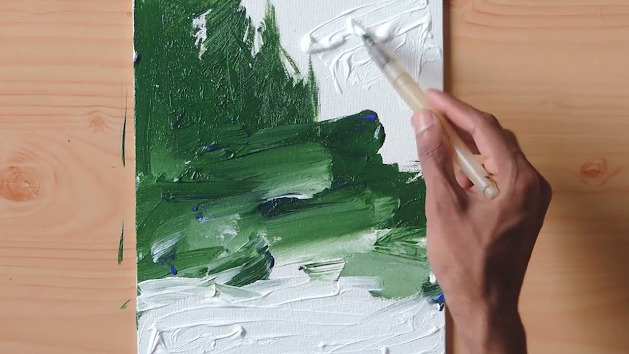 Daily Art Therapy: Master the Basics of Abstract Painting day 72/180 Abstract Demo /Easy Technique