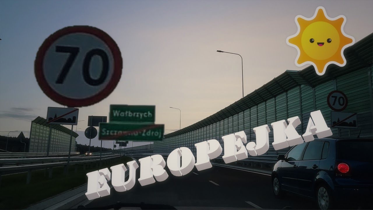 Wałbrzych obwodnica Europejka 28 październik 2022 