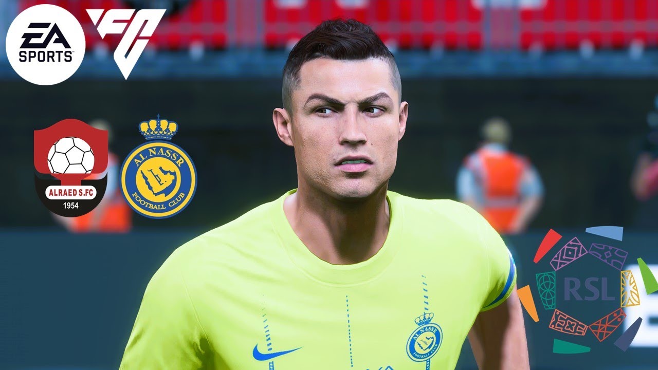 EA Sports FC 24 - AL Raed Vs. AL Nassr - Saudi League 2023/24 | Full Match