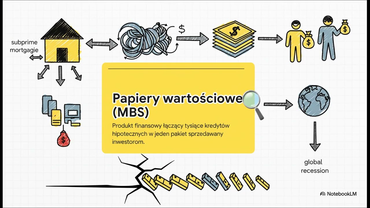 Na czym polegał Kryzys finansowy w 2008 roku? | Prezentacja + Lektor PL