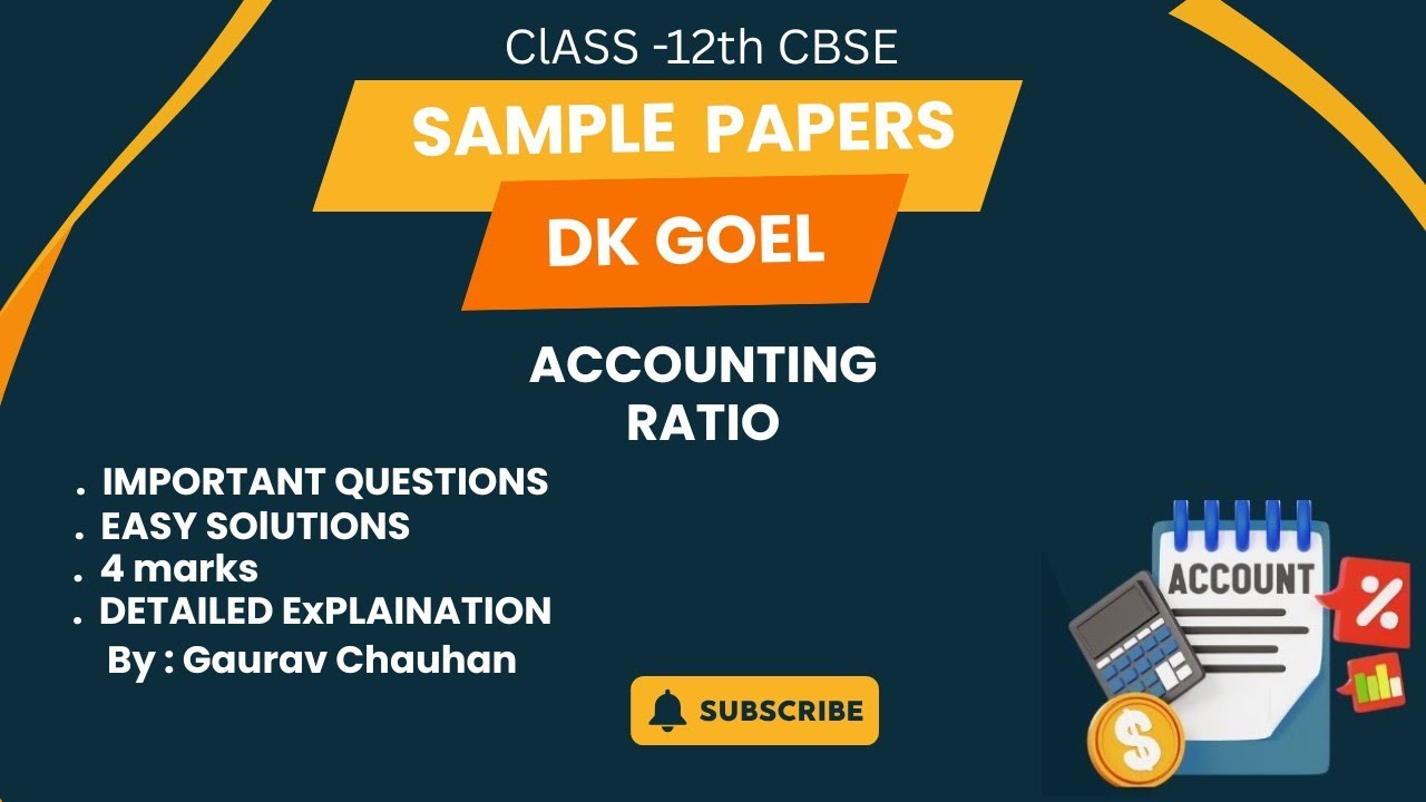 Most Repeated 4 Marks Questions of Accounting Ratios | 12th Accounts | Boards 2026 | Gaurav Chauhan 
