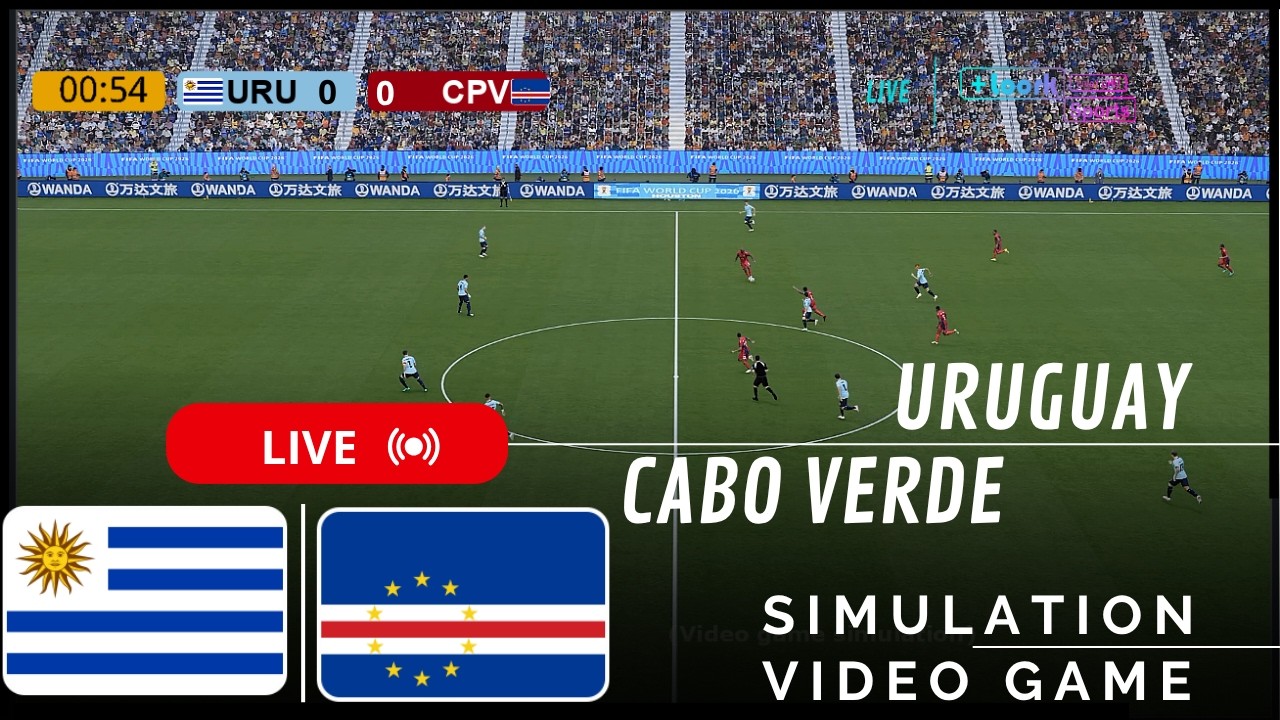 ✅ Uruguay vs. Cabo Verde LIVE ⚽| 2026 World Cup | Full Match Simulation (Gameplay)
