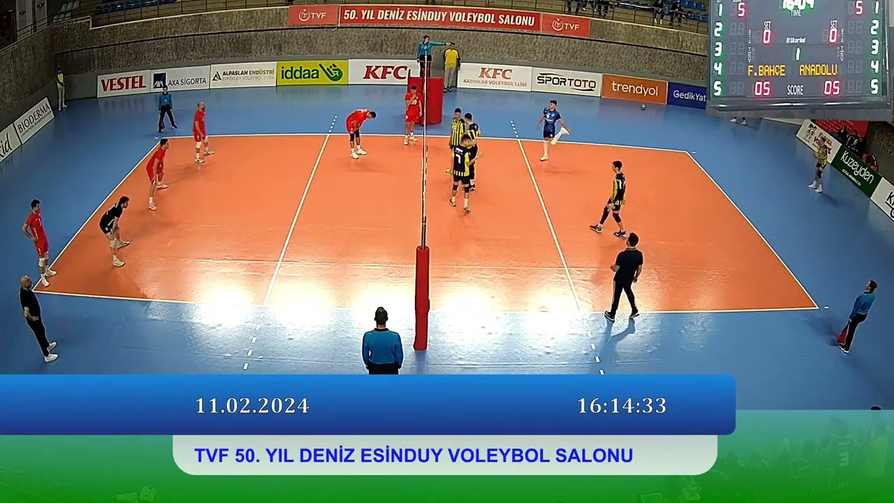FENERBAHÇE PAROLAPARA - ANADOLU VOLEYBOL Alpaslan Endüstri Erkekler 1. Ligi