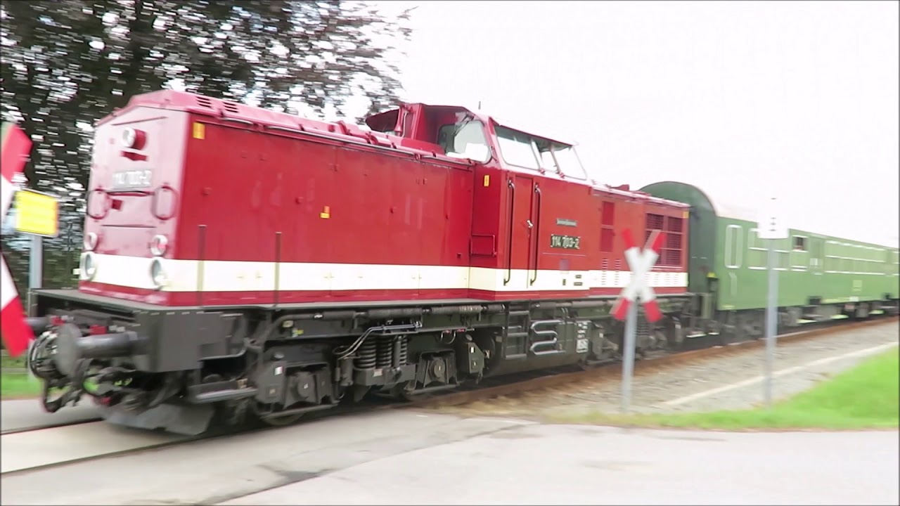 DR-Ersatzzug auf der Erzgebirgsbahn