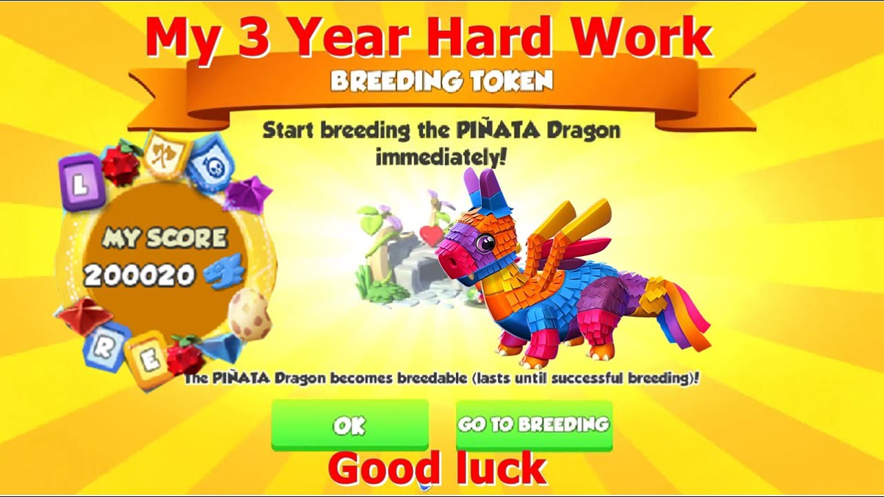 How to get Pinata Dragon-Dragon Mania Legends | Dragon Collector Leaderboard | DML