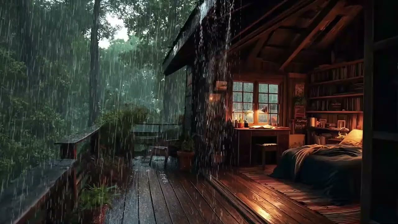 Heavy Rainstorm for Sleep 🌧 | Night Rain Sounds for Relaxation & Calm Mind