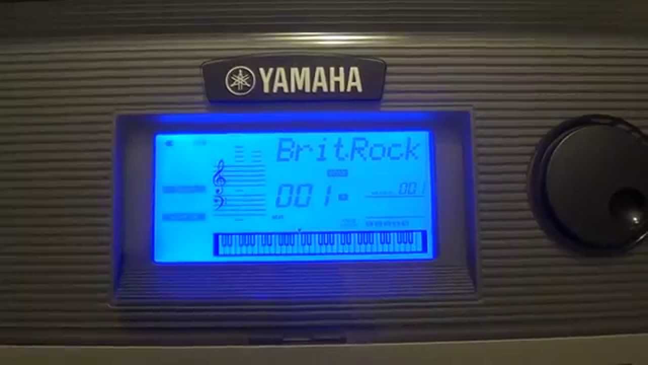 YAMAHA PSR E443   Ładowanie stylu z pendrive'a
