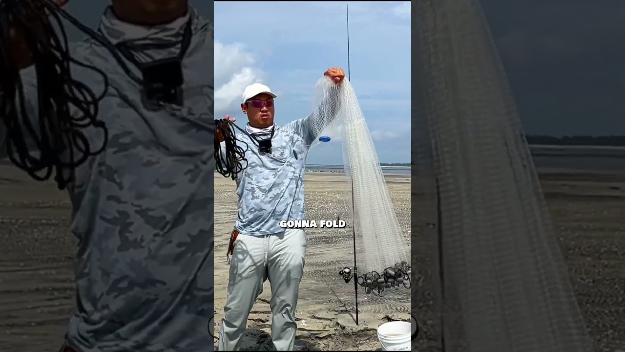 how to throw a CASTNET for EASY bait! #fishing