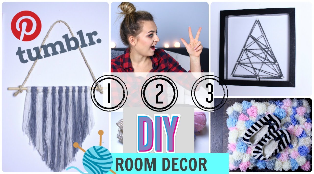 1-2-3 DIY - OZDOBY DO DOMU Z WŁ&Oacute;CZKI | lamakeupebella