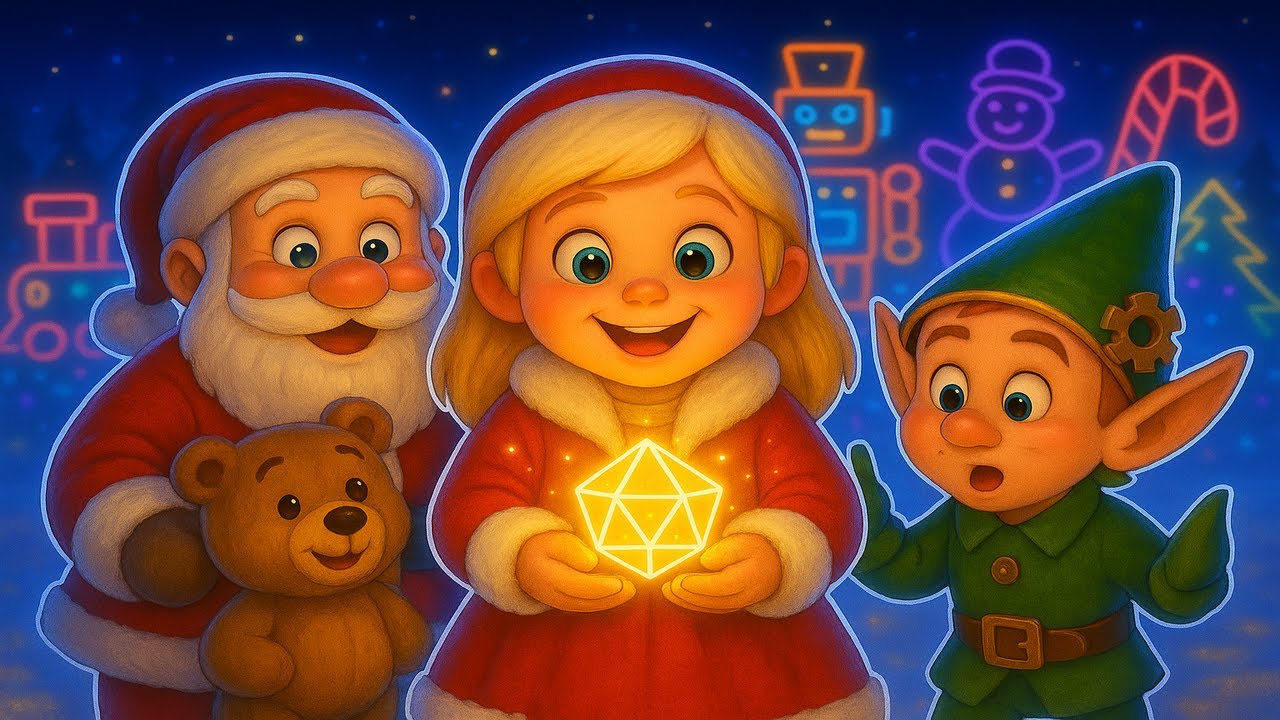 The Toy Parade of Lights – Lumi’s Neon Christmas Adventure 🌟🎶