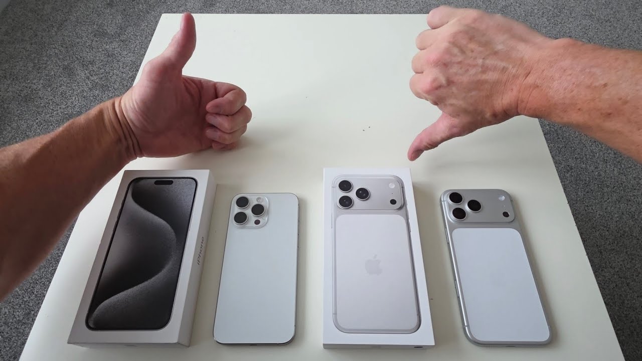 iPhone 17 Pro Max против 15 Pro Max | Белый дизайн. Почему я остаюсь верным 15-му!