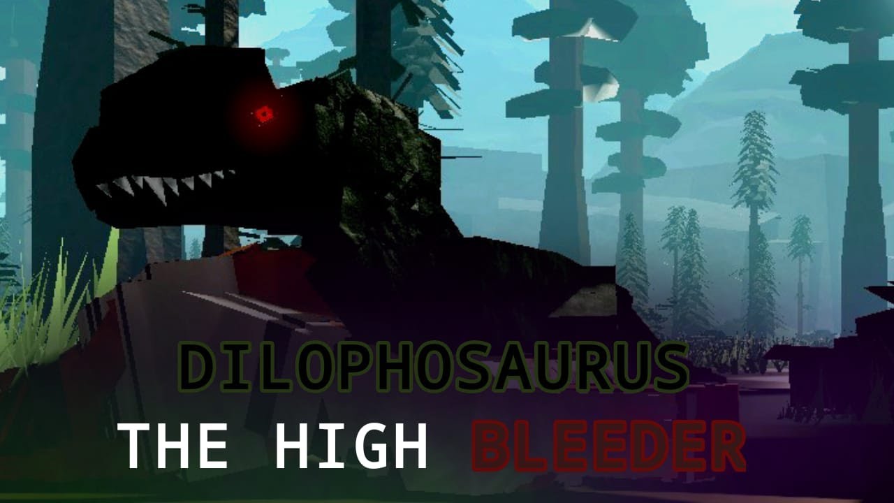 Dilophosaurus Gameplay + Bleed test | Mesozoico