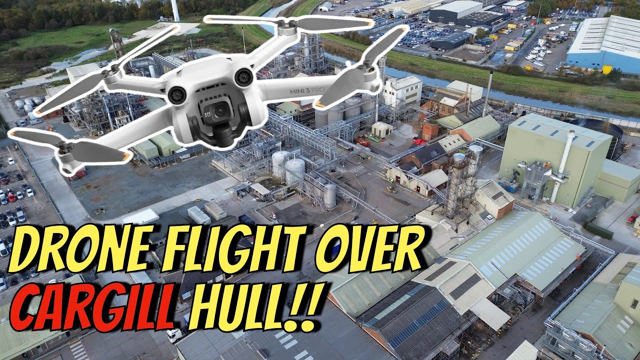 Cargill, Hull Drone Flight | Industrail Estate Flights