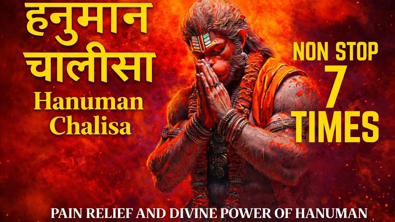 हनुमान चालीसा Healing 🕉️ | Hanuman Chalisa Healing Version | Powerful Meditation For Peace