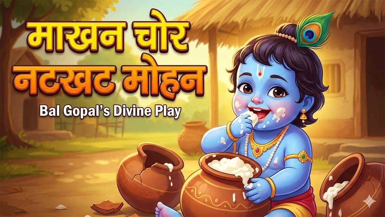 Makhan Chor Natkhat Mohan Song | Lord Krishna Bhajan | GLIMS SANGEET