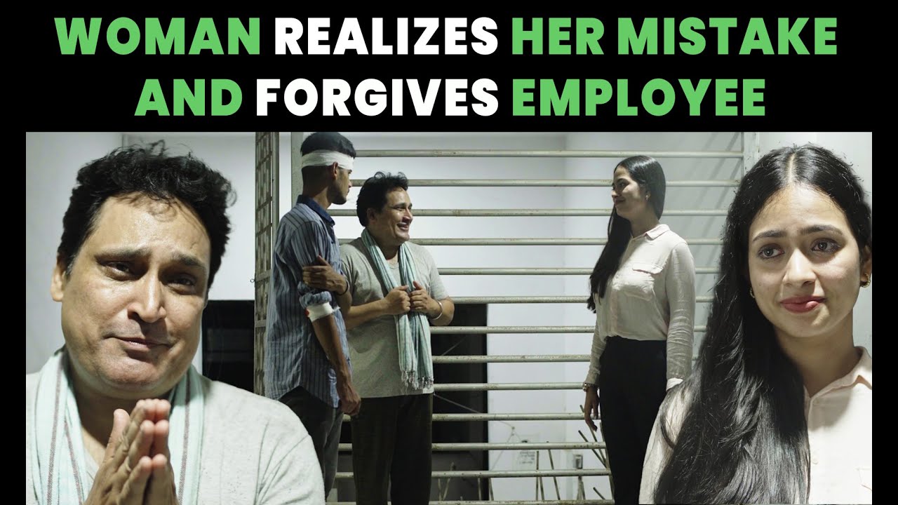 A woman recognizes her misstep and chooses to grant forgiveness to her employee.