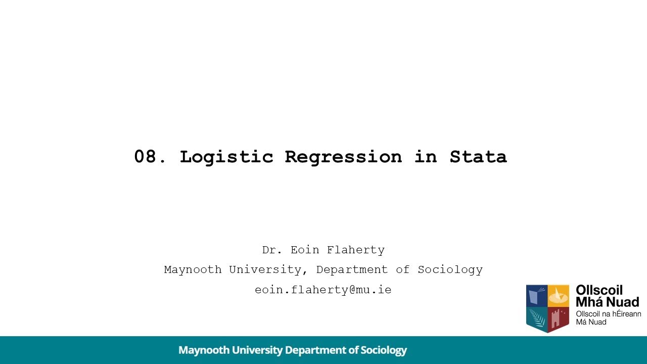 Logistic Regression in Stata