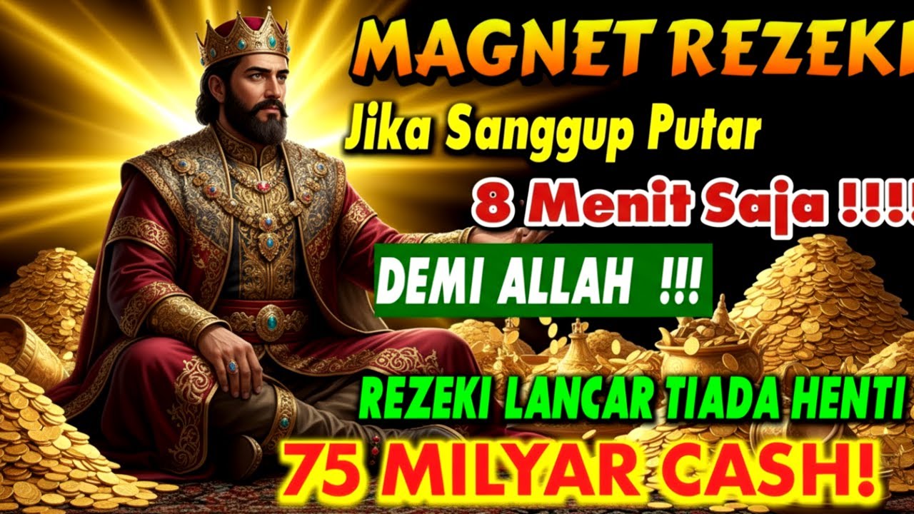 BERKAH RAMADHAN - REZEKI DATANG TAK TERDUGA, PUTAR 7 M3NIT LANGSUNG KAYA!!! DZIKIR KEKAYAAN MUSTAJAB