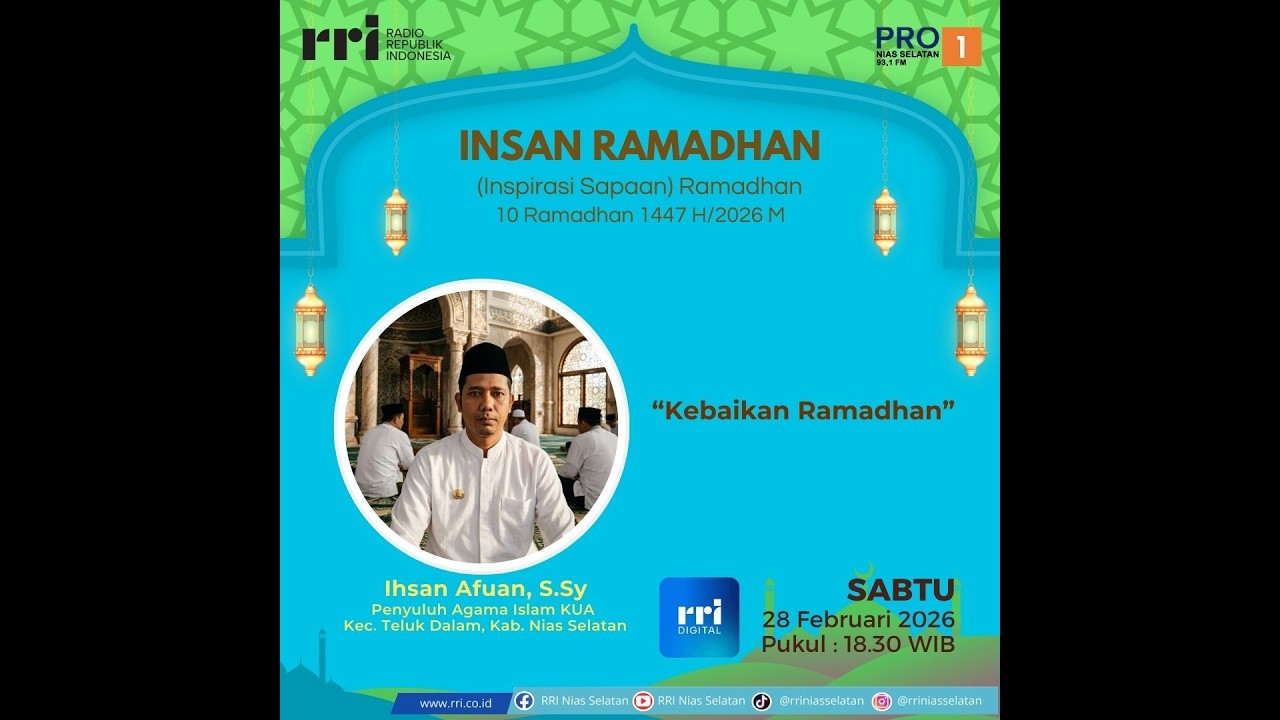 🔴LIVE |  INSAN RAMADHAN - Kebaikan Ramadhan