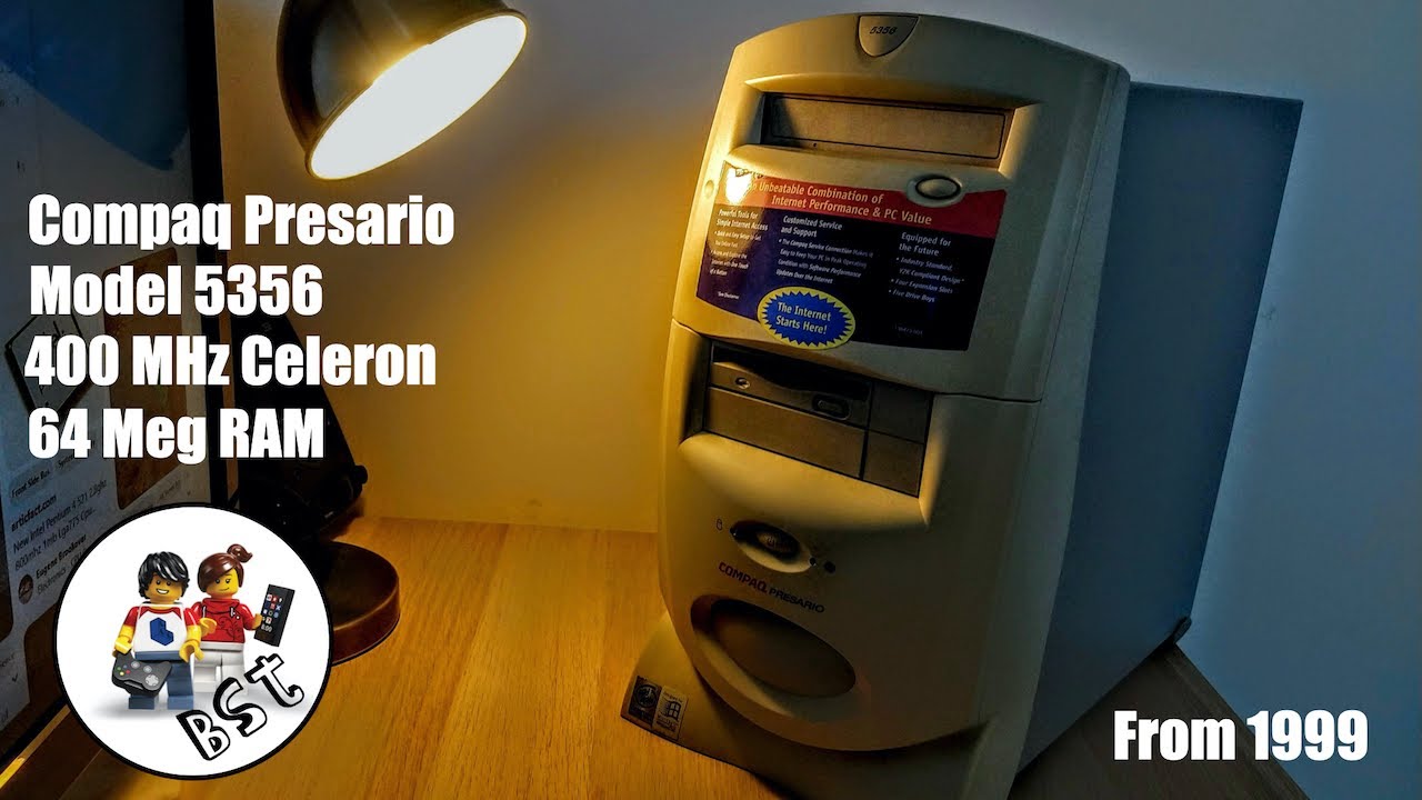 The Bulbous Budget Compaq Presario 5356 Celeron Desktop for Unwitting PC Users in 1999